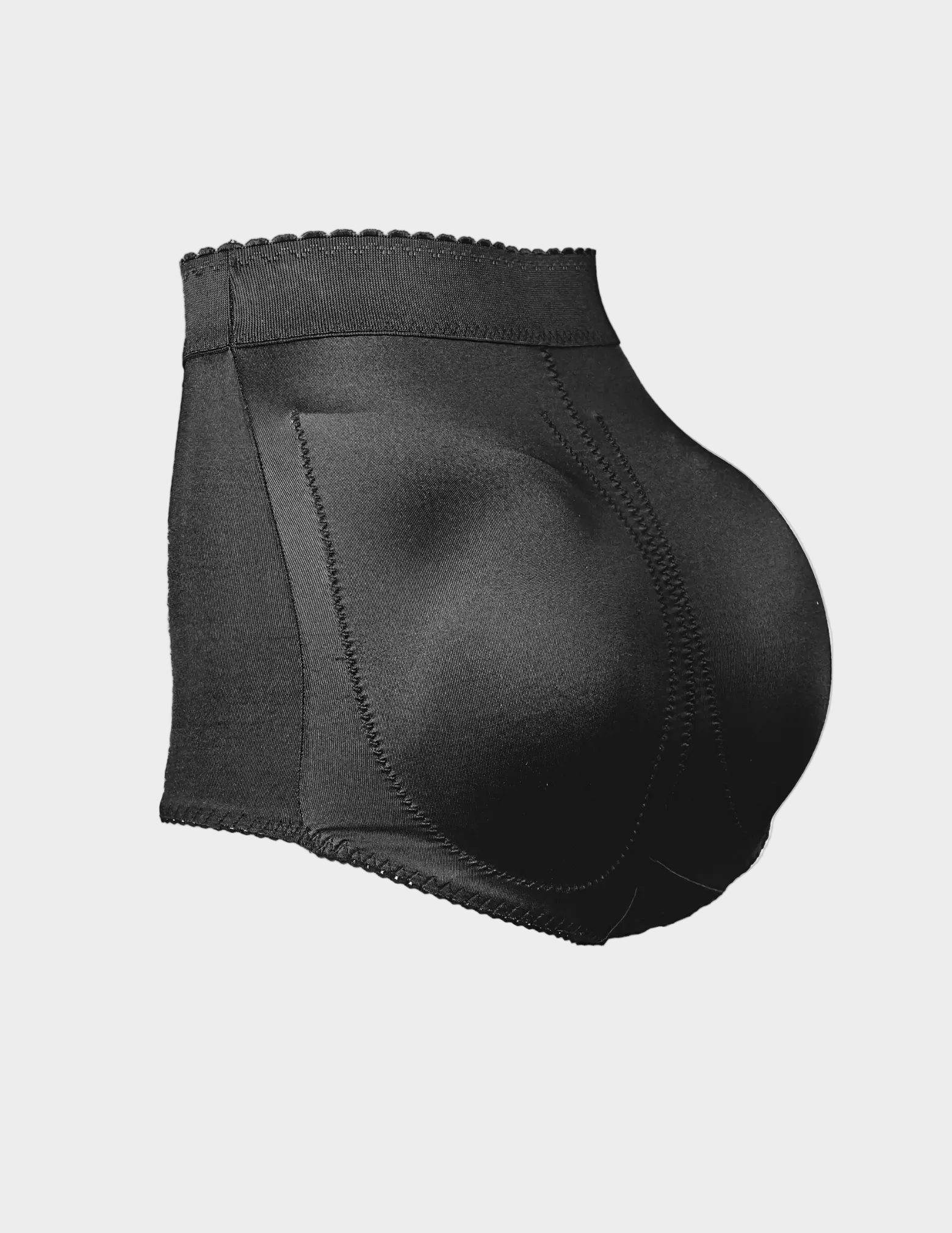 back view of black Rago 915 padded panty on a white background