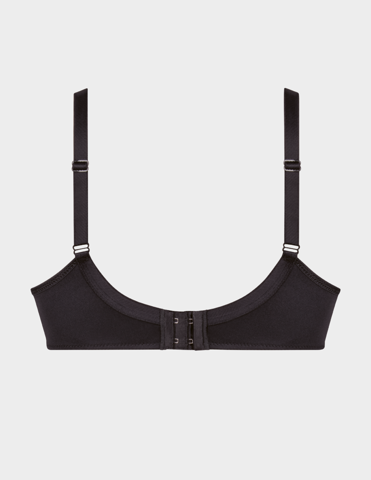 Back view of Anita Seamless nursing bra in color Black