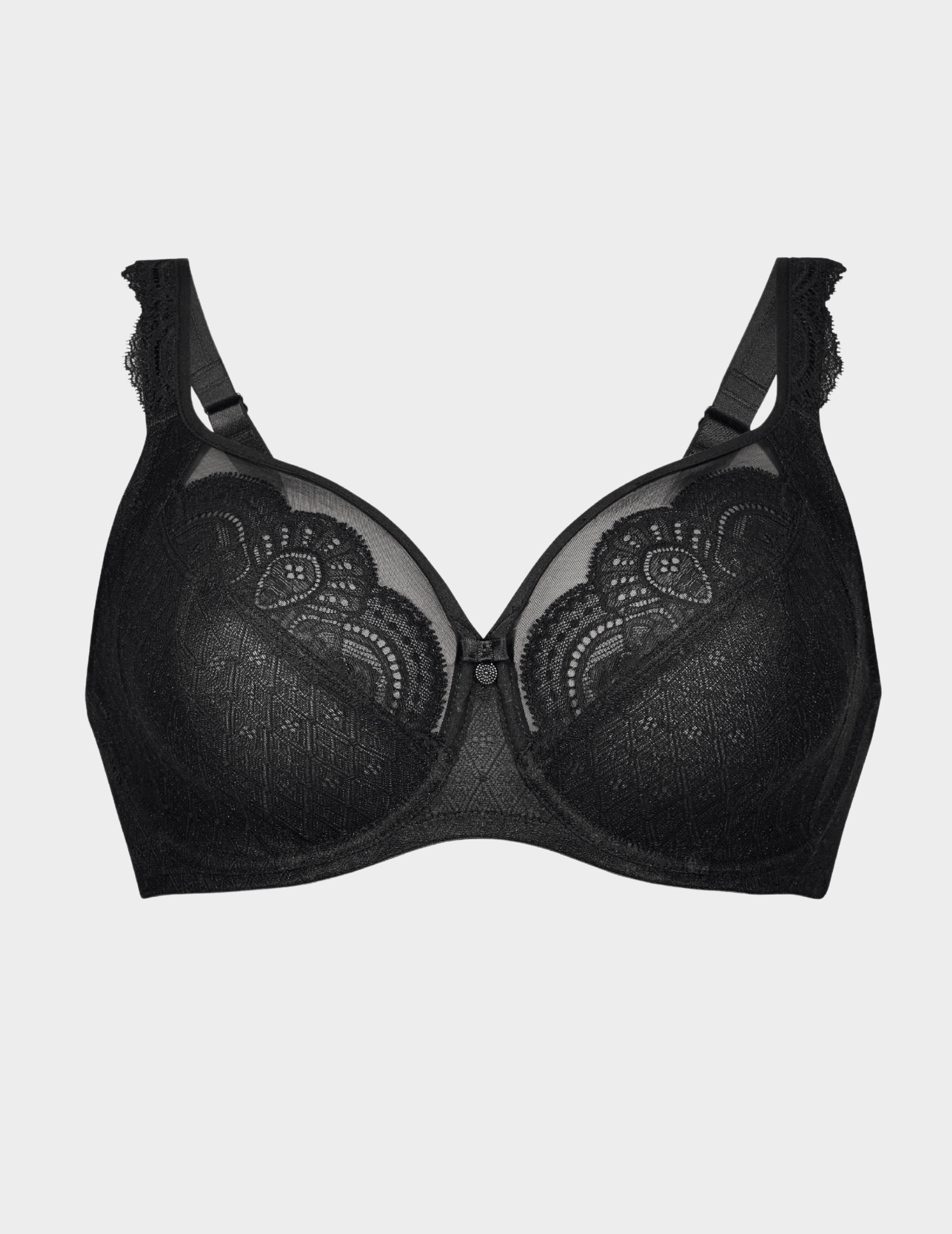 Front view of Anita Selma bra in color black