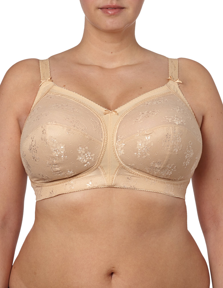 Goddess Alice GD6040 Nude Wire Free Soft Cup Bra front view 2
