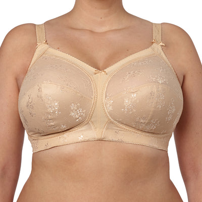 Goddess Alice GD6040 Nude Wire Free Soft Cup Bra front view 2