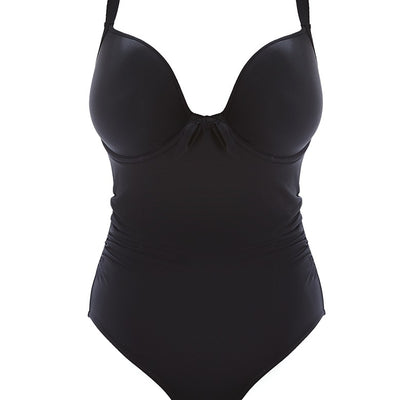 Freya Deco AS3870 Black Underwire Molded One Piece SwimSuit cutout