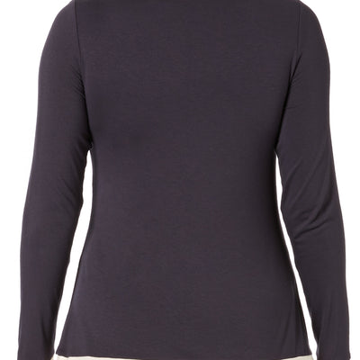 Freya Sweet Dreams Loungewear AA4835 Charcoal Long Sleeve Top back view