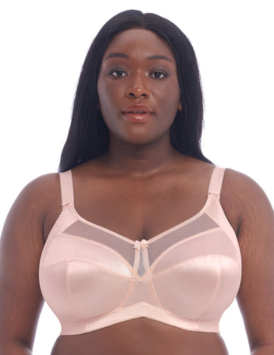 Goddess GD6093 Pearl Blush Banded Wire Free Bra front view