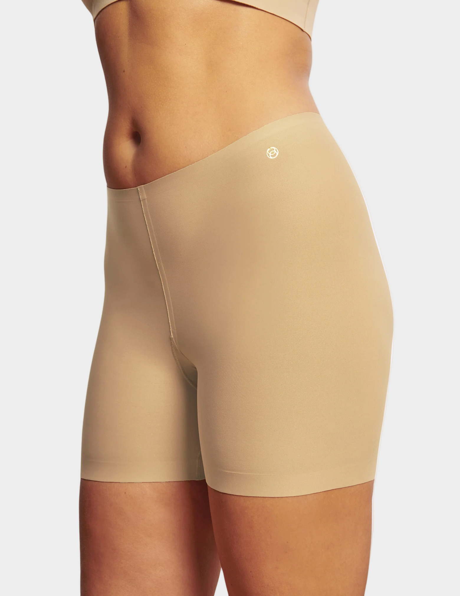 High-Waisted Longline Slip Girlshort