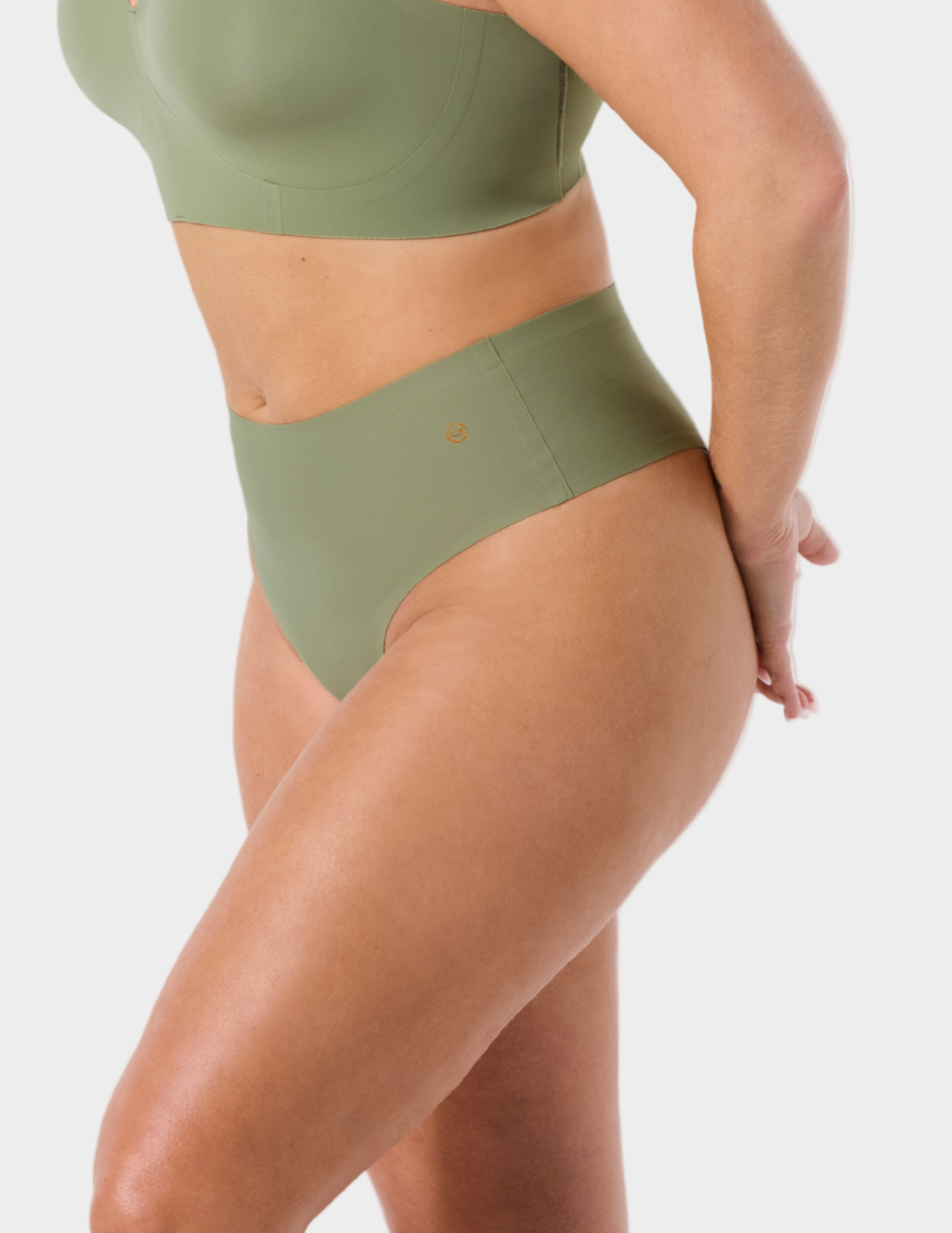 Seamless High-Waisted Thong