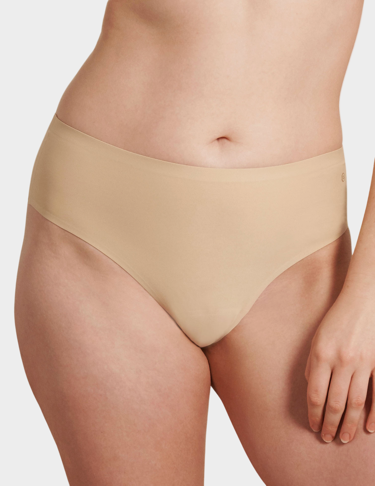 Seamless High-Waisted Thong