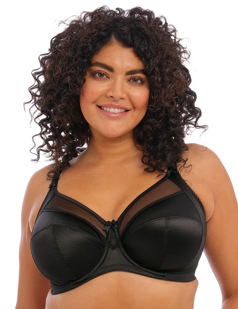 Goddess Keira GD6090 Black Underwire Banded Bra front view