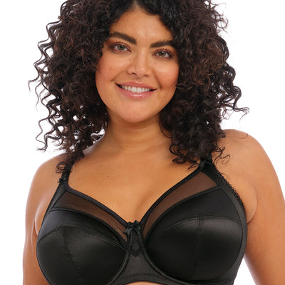 Goddess Keira GD6090 Black Underwire Banded Bra front view