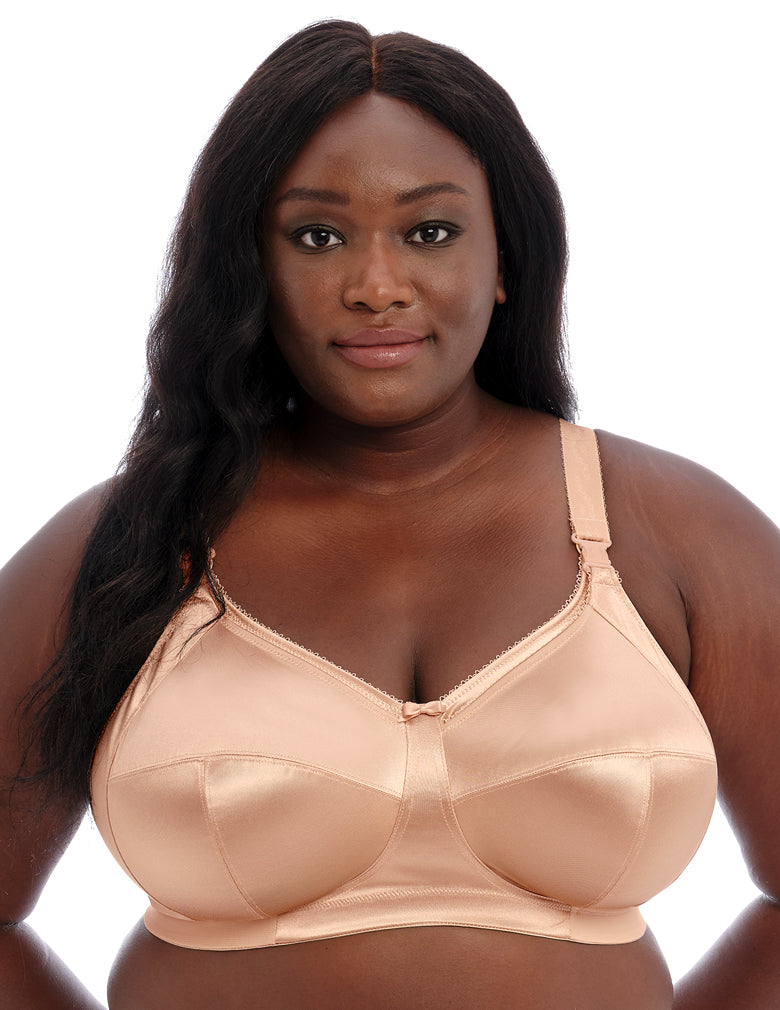 Goddess Keira GD6092 Nude Nursing Wire Free Banded Bra front view