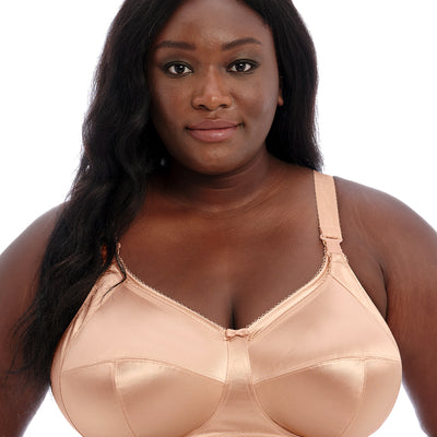 Goddess Keira GD6092 Nude Nursing Wire Free Banded Bra front view