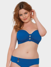 Luau Love Padded Underwire Bandeau Bikini Top