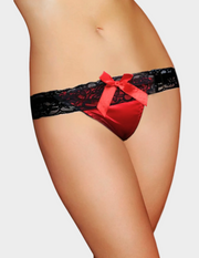 Satin Thong Panty
