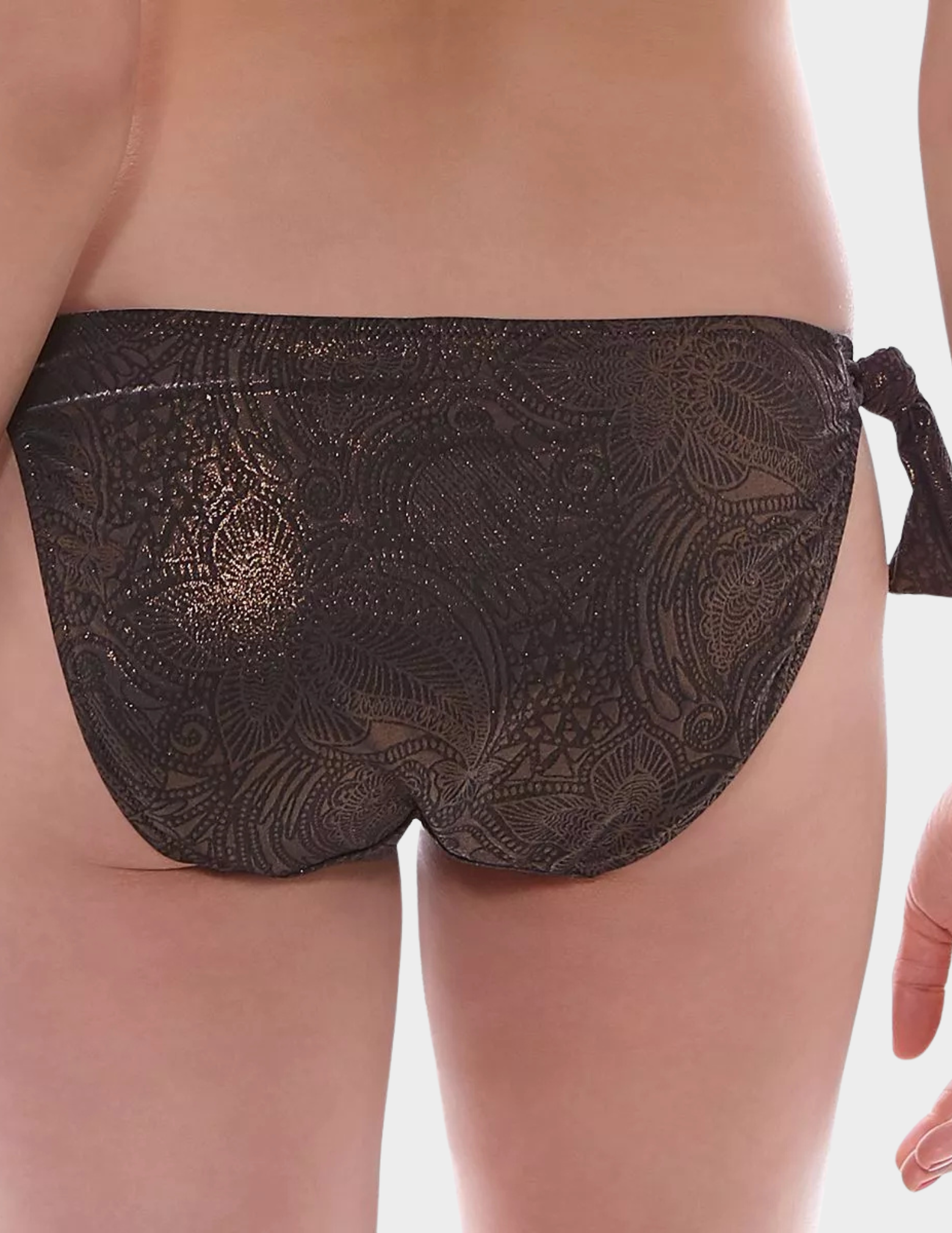 St Bart's Mid Rise Scarf Tie Swim Bottom