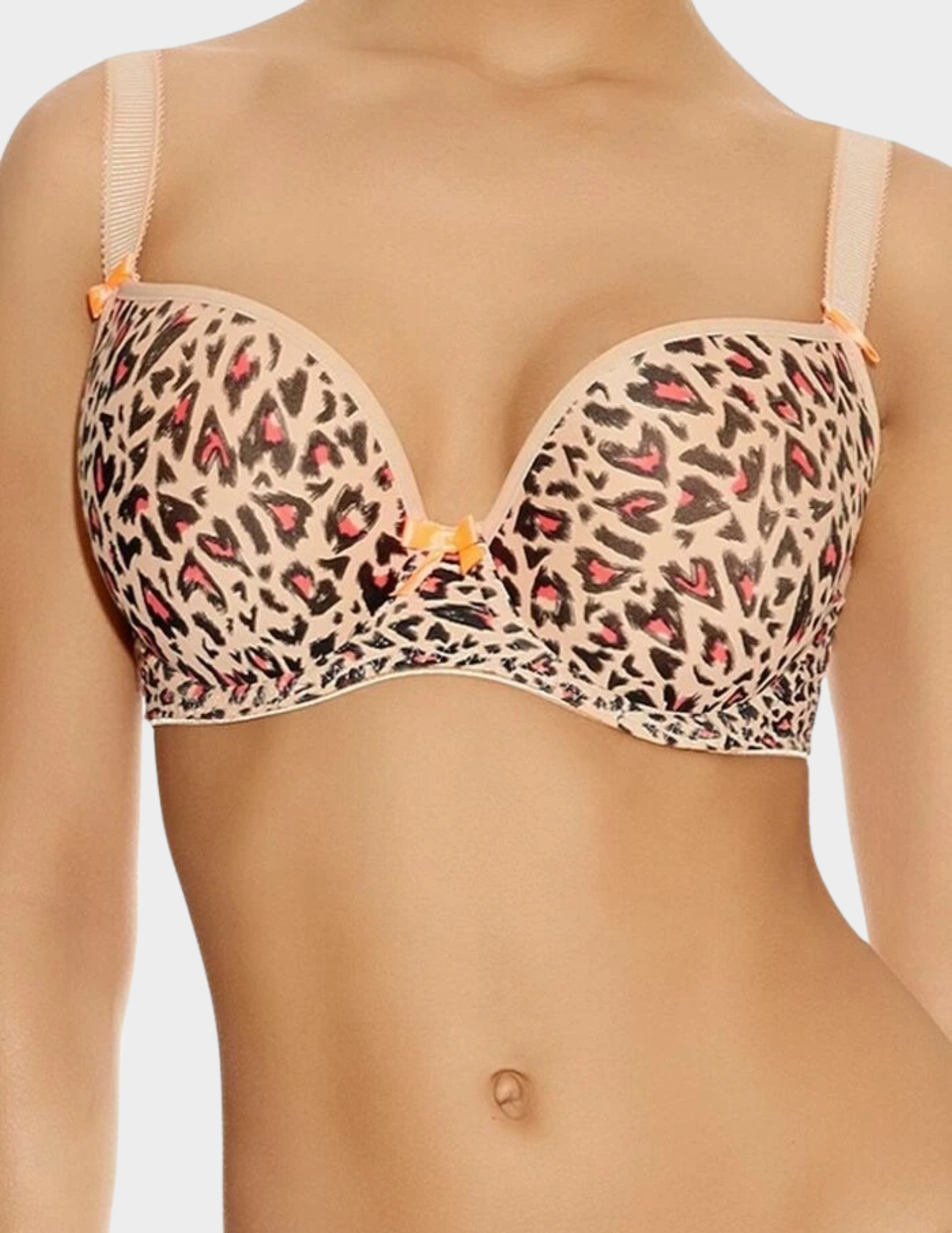 Deco Underwire Moulded Plunge Bra