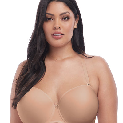 Elomi Smooth EL4300 Sahara UW Convertible Strapless Bra front with straps