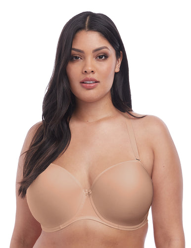 Elomi Smooth EL4300 Sahara UW Convertible Strapless Bra front with straps