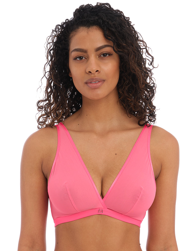 Freya AA400917 Pink Snapshot Non Wired Bralette front view