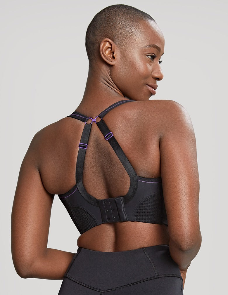 Sculptresse Non-Padded Sports Bra in Black - Busted Bra Shop