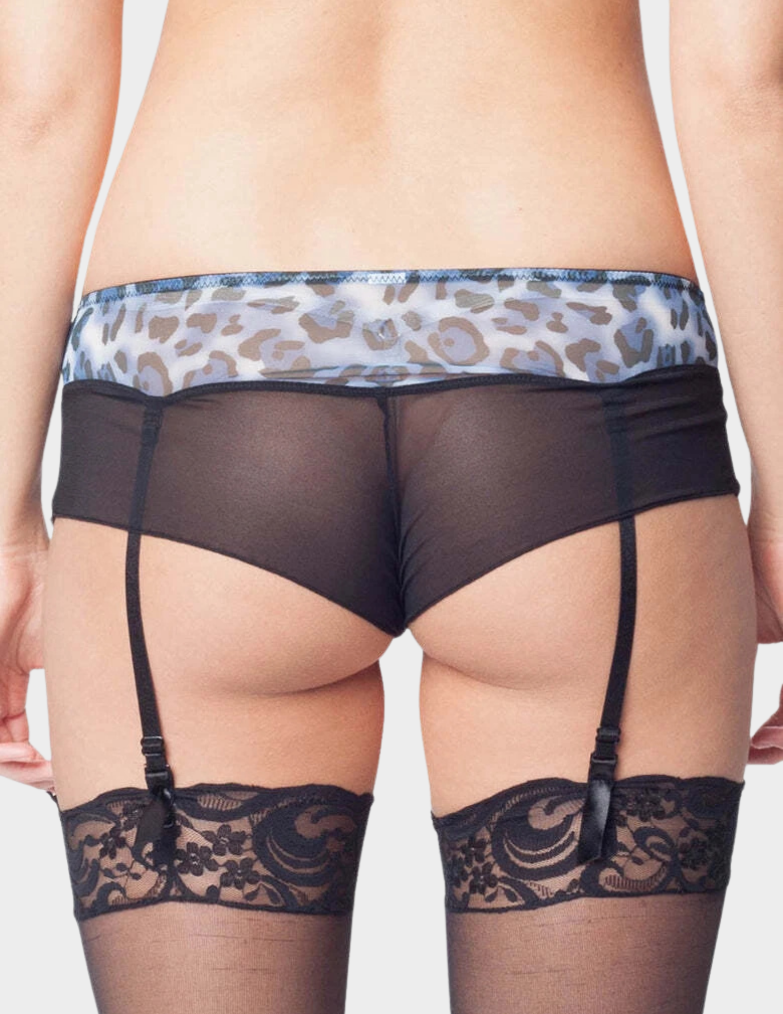 Leslie Boyshort Garter Brief