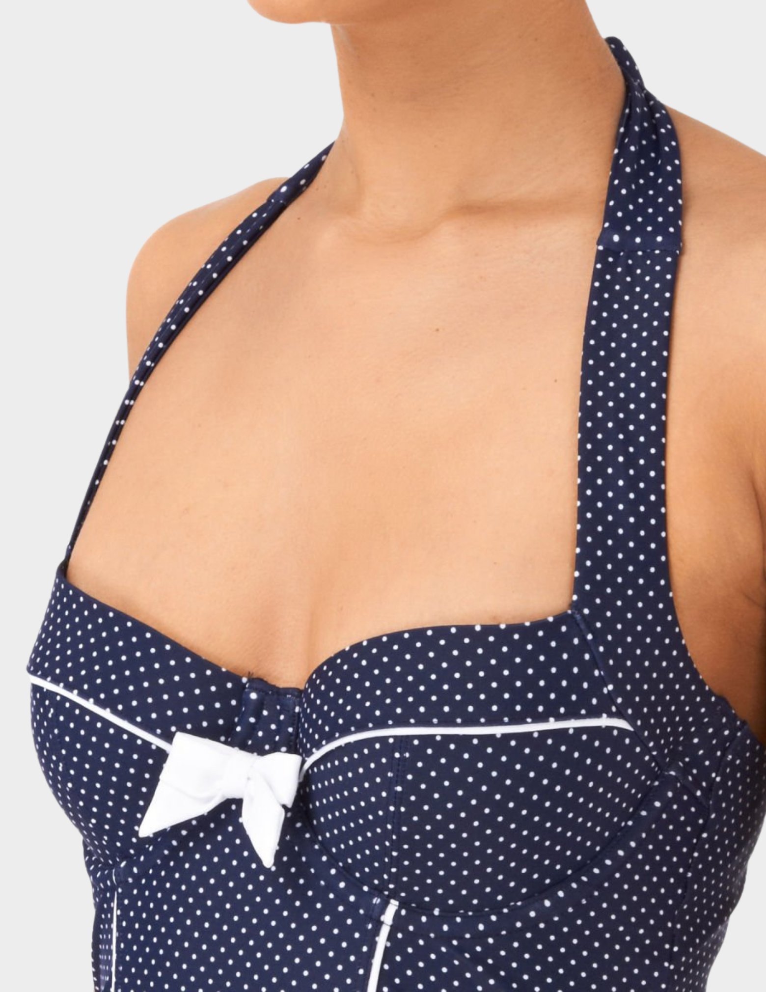 Britt One Piece Halter Swimsuit