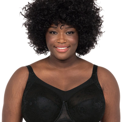 Goddess Verity Black GD700218 Non Wired Bra front view