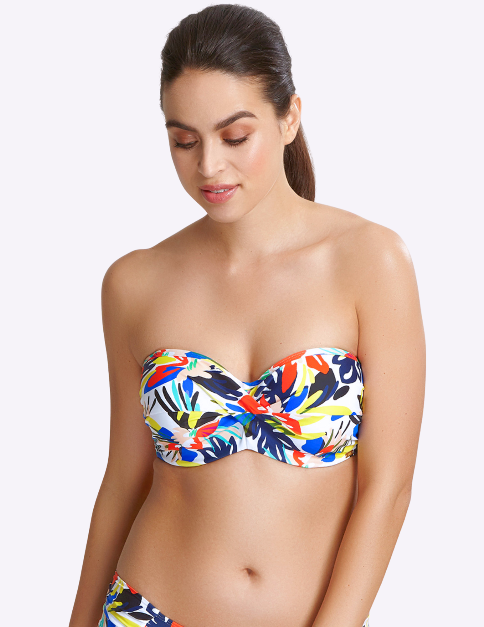 Anya Riva Twist Bandeau Bikini Top