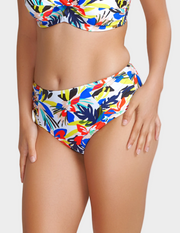 Anya Riva Gather Mid Rise Bikini Brief