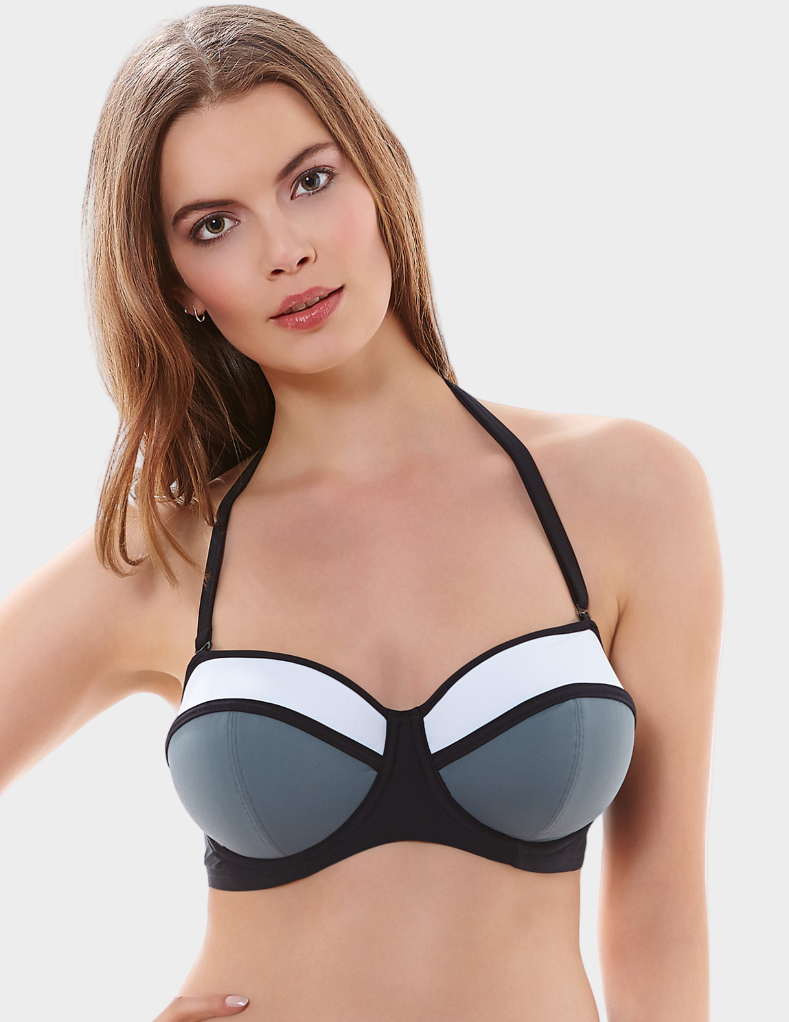 Bondi Underwire Padded Bandeau Bikini Top
