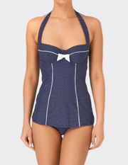 Britt One Piece Halter Swimsuit