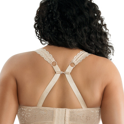 Parfait P5482 Adriana Bare Wirefree Lace Bralette back view
