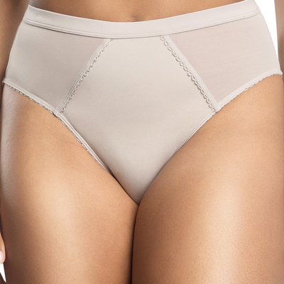 Parfait PP306 Sandstone Micro Dressy French Cut Panty front view