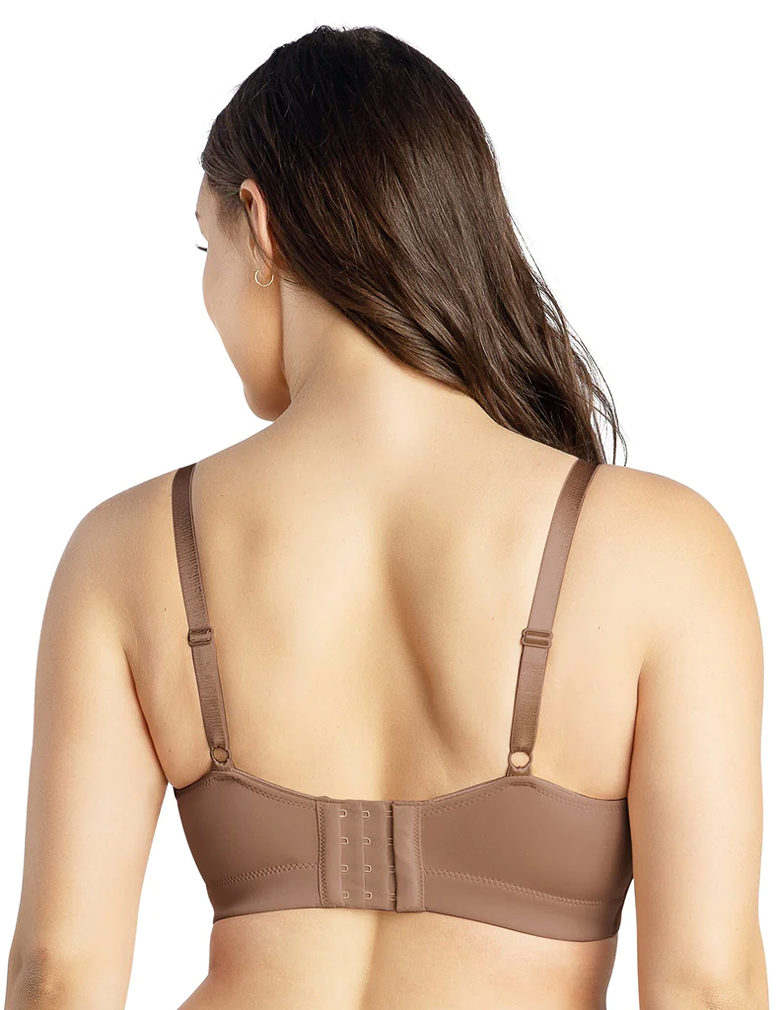 Parfait Erika P5861 Mid Nude Seamless Wirefree Bralette back view