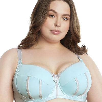 Parfait Charlotte 6901 Seaglass Green Padded Balconette Push Up Bra front view