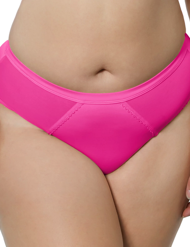Parfait PP306 Bright Pink Micro Dressy French Cut Panty front view