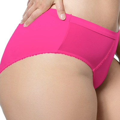 Parfait PP306 Bright Pink Micro Dressy French Cut Panty side view