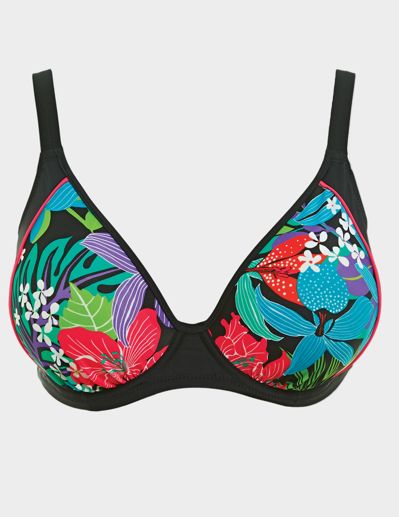 Cubana Underwire Gathered Plunge Bikini Top