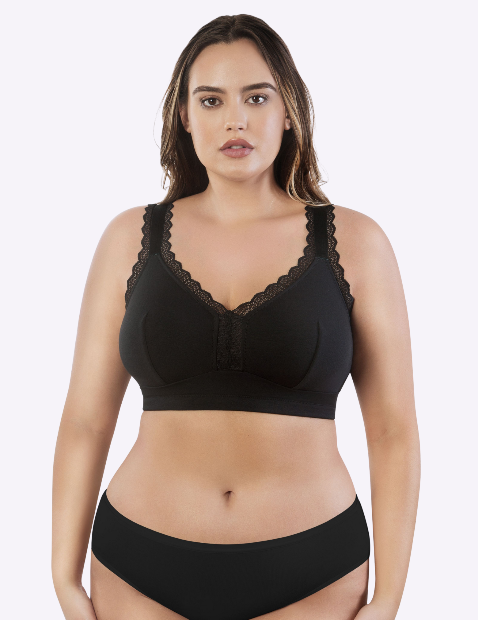 Dalis Wireless Seamed Bralette