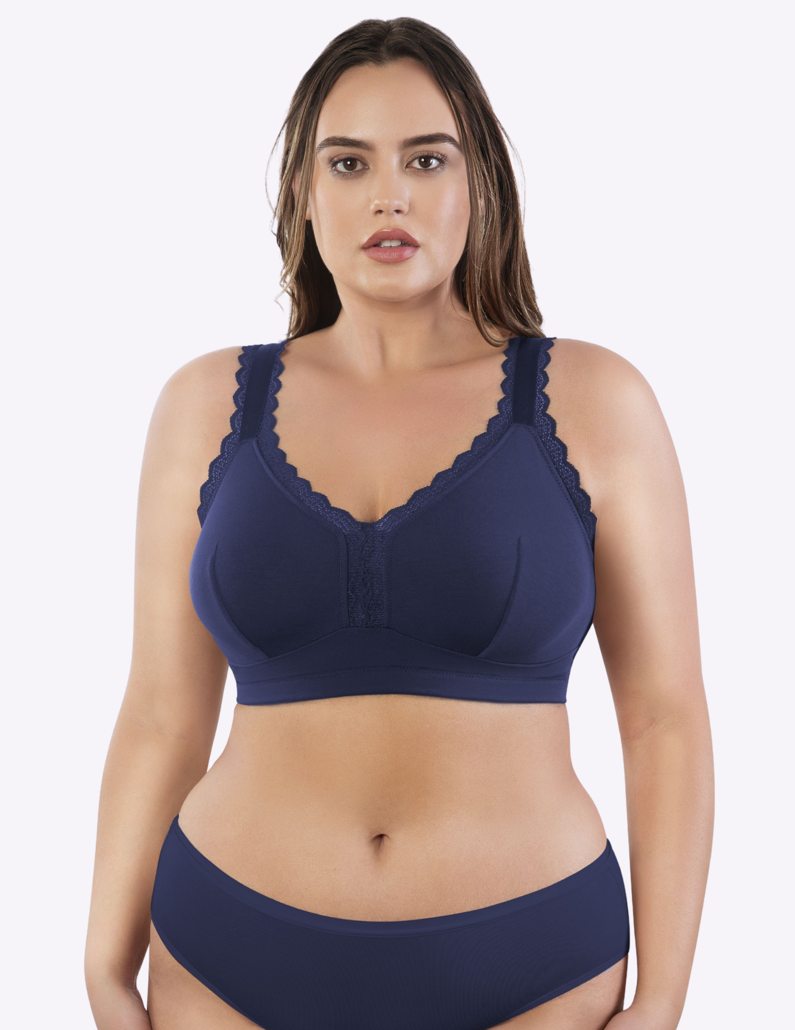 Dalis Wireless Seamed Bralette