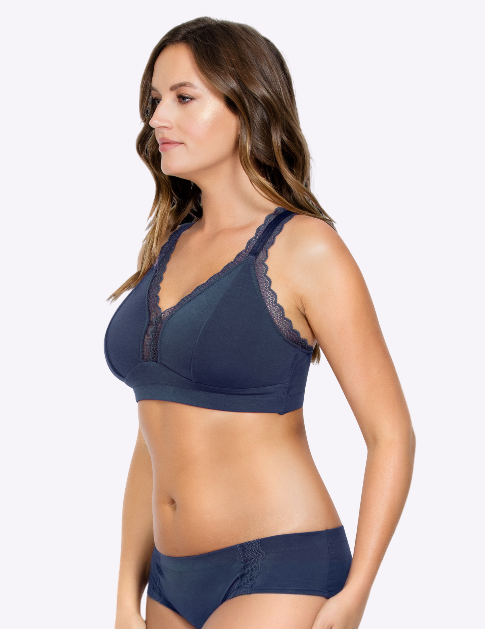 Dalis Wireless Seamed Bralette