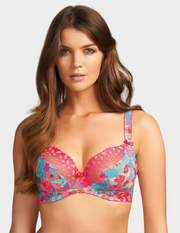 Doodle Underwire Plunge Balconette Bra