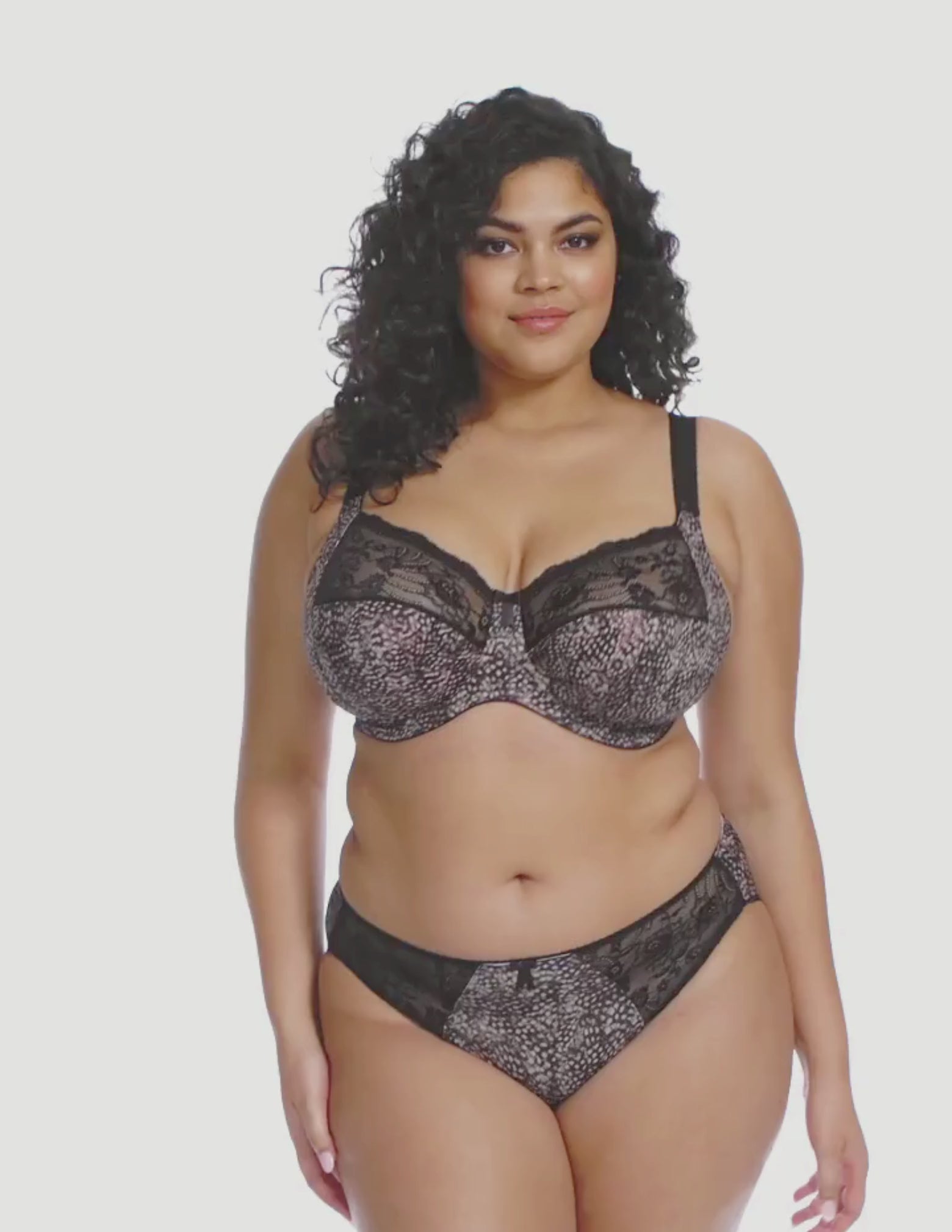 Load video: Morgan Underwire Banded Stretch Bra