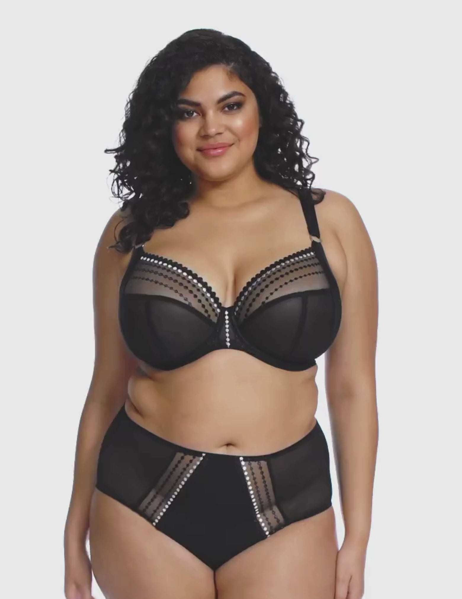 Load video: Matilda Underwire Plunge Bra