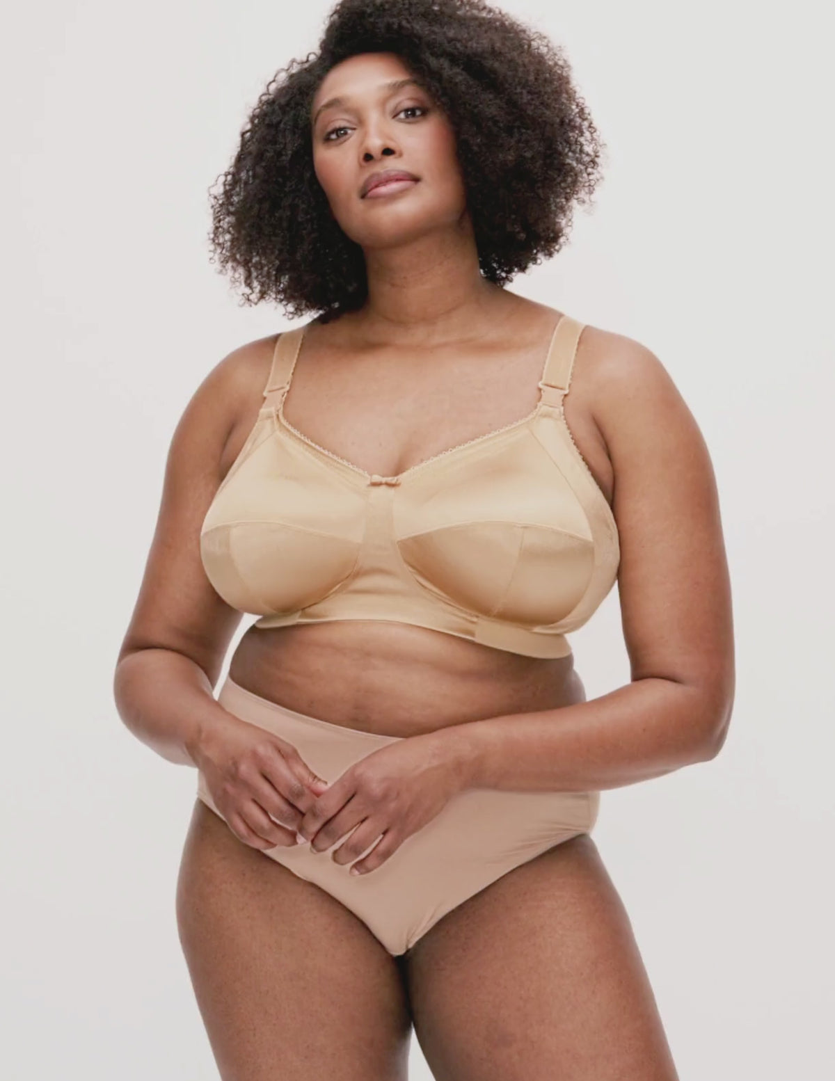 Load video: Keira Wireless Banded Nursing Bra
