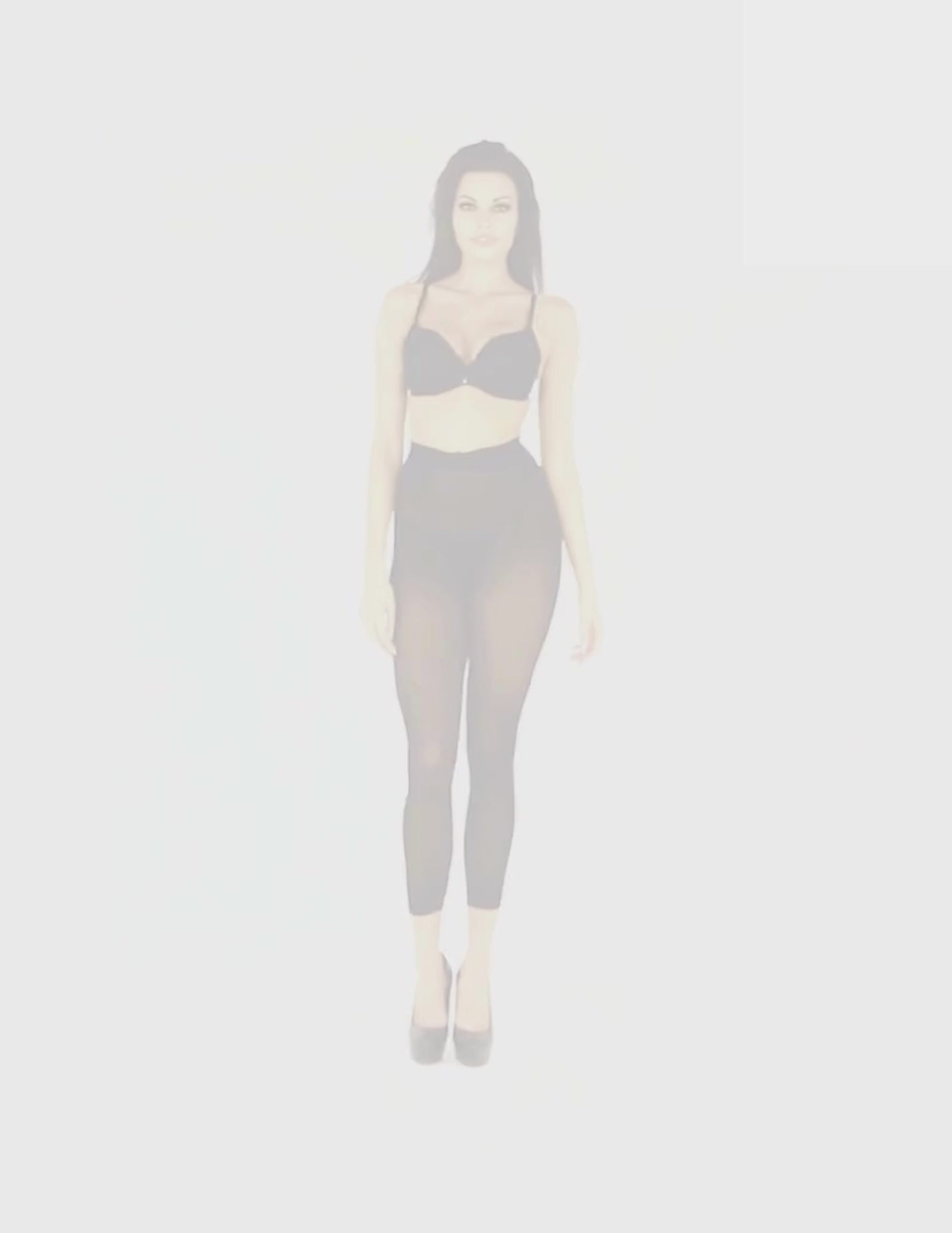 Load video: Velvet80 Footless Tights