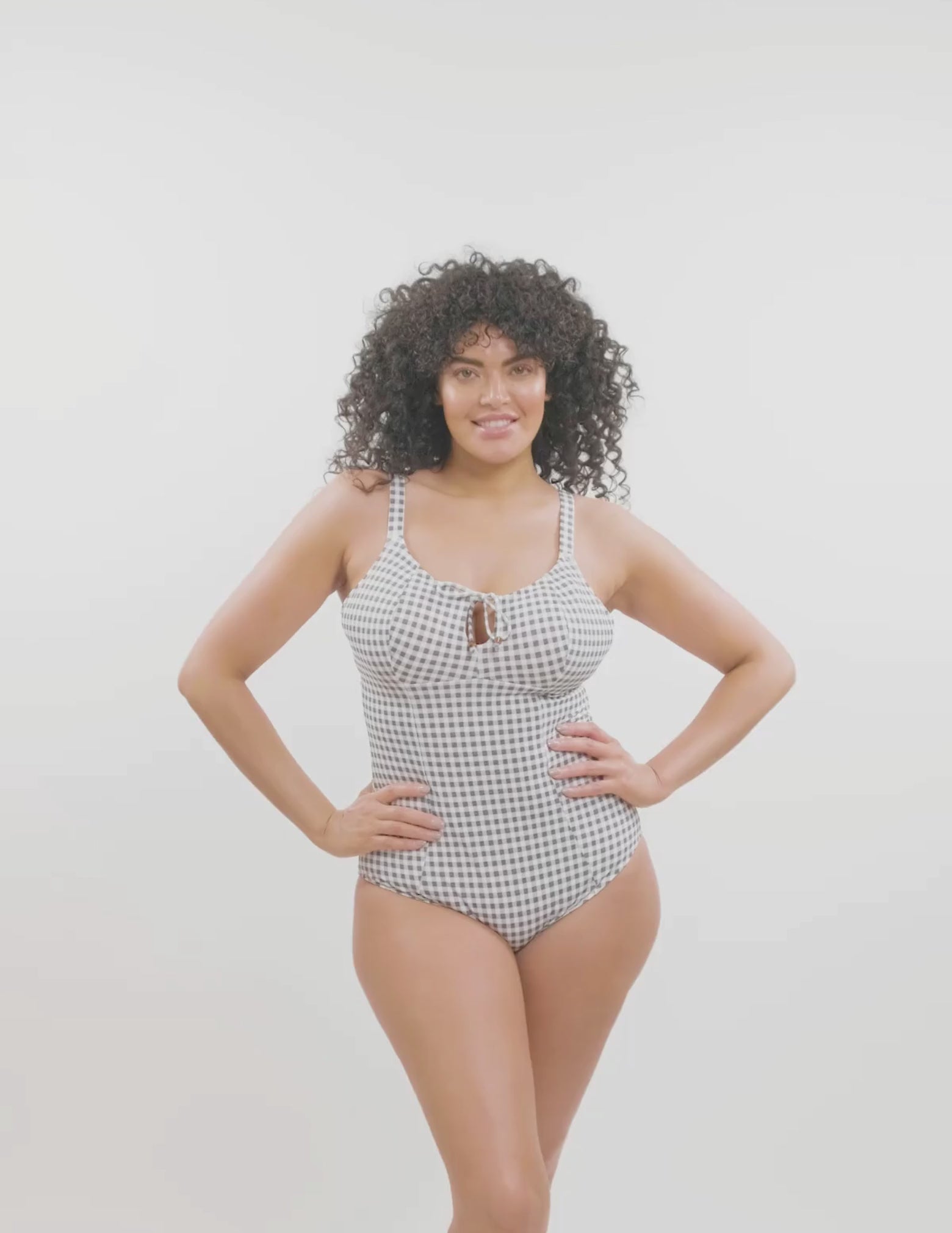 Load video: Checkmate Wire Free Moulded Swimsuit