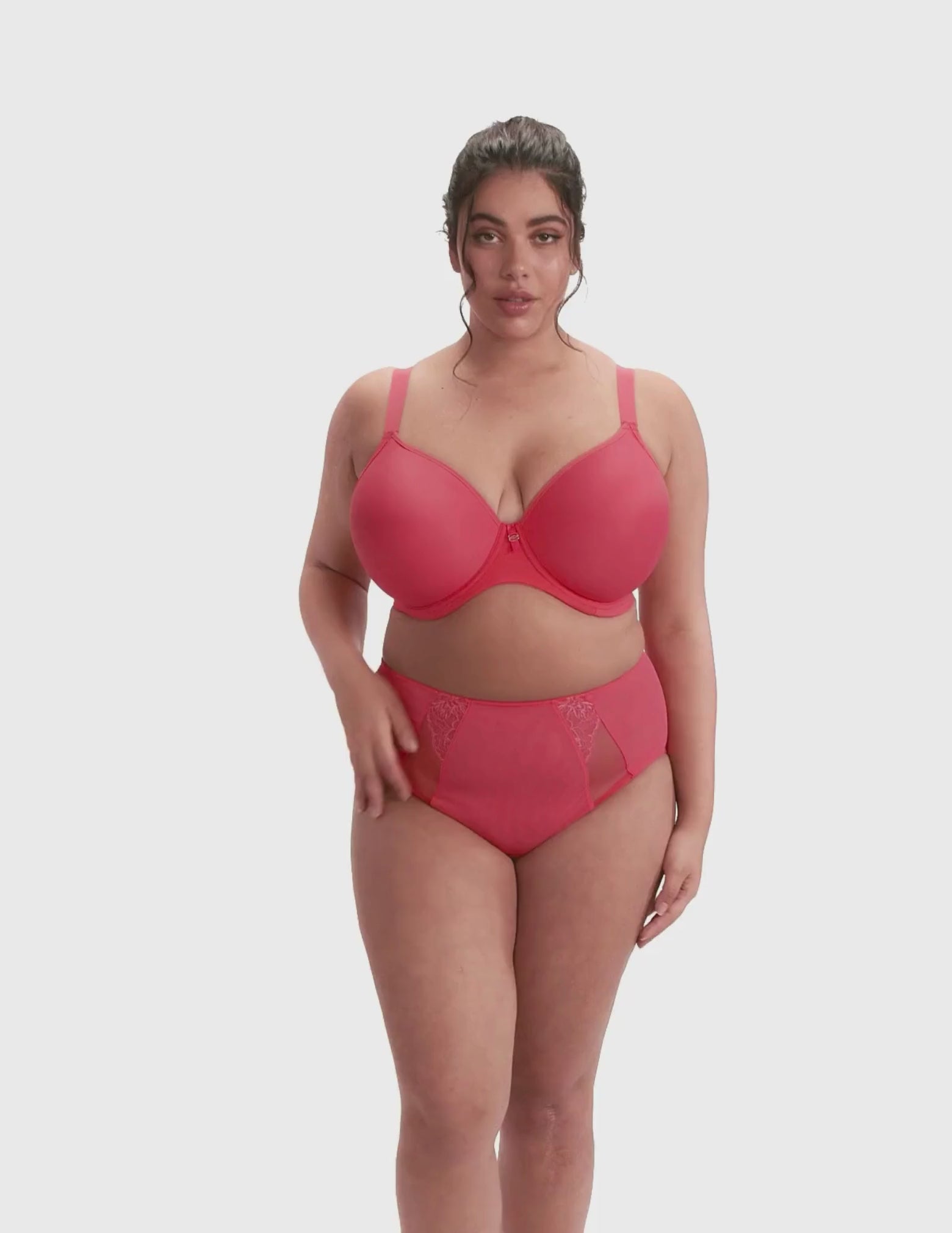 Load video: Bijou Underwire Banded Plunge T-Shirt Bra