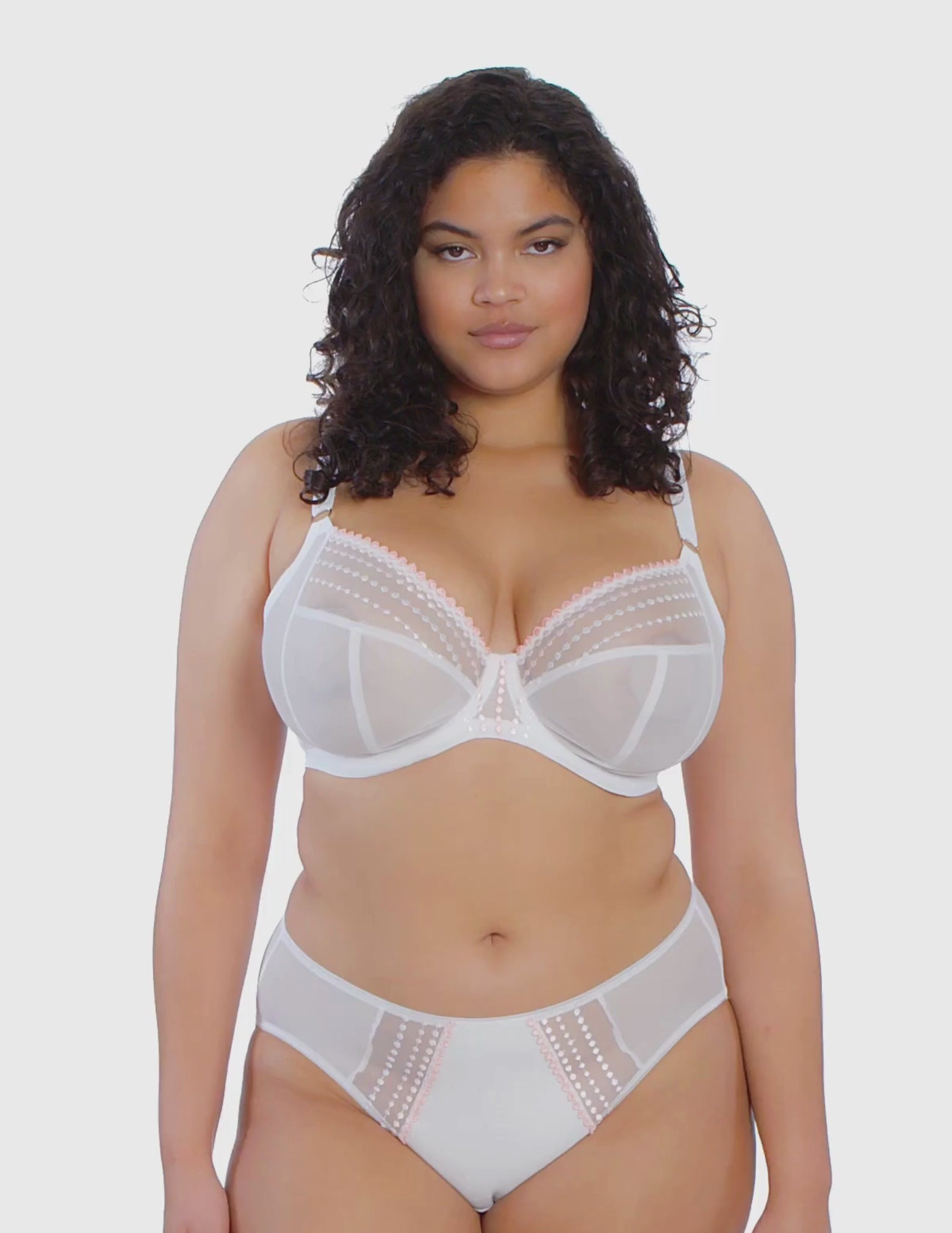 Load video: Matilda Underwire Plunge Bra