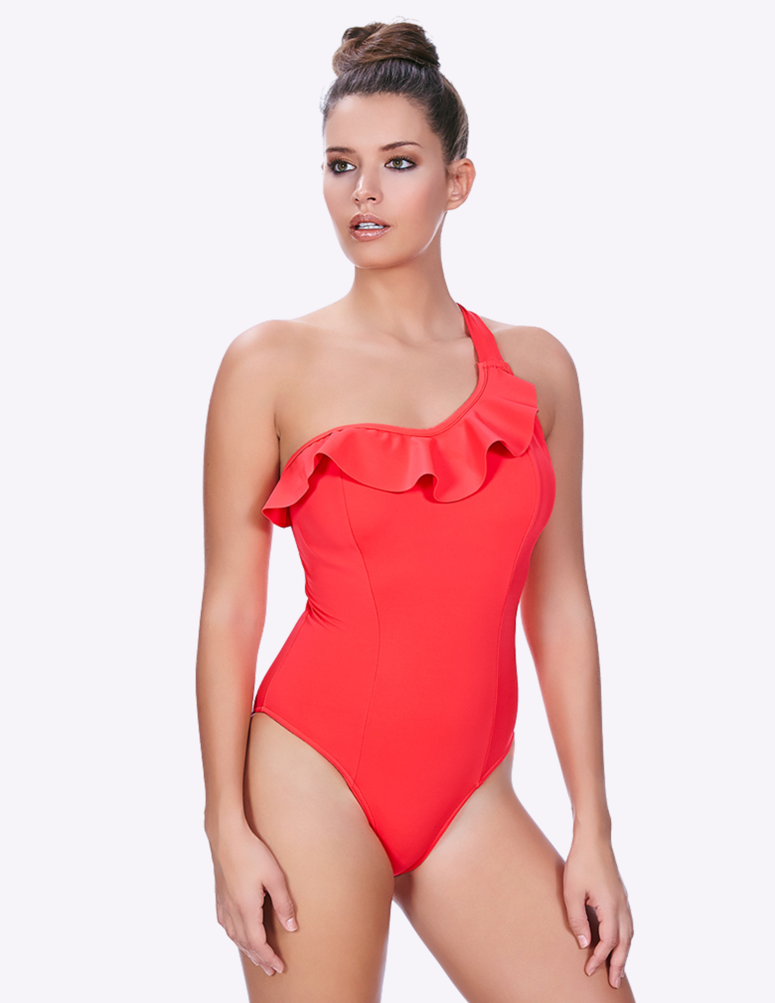 Remix Underwire Sculpt Frilled One Piece Swim Suit