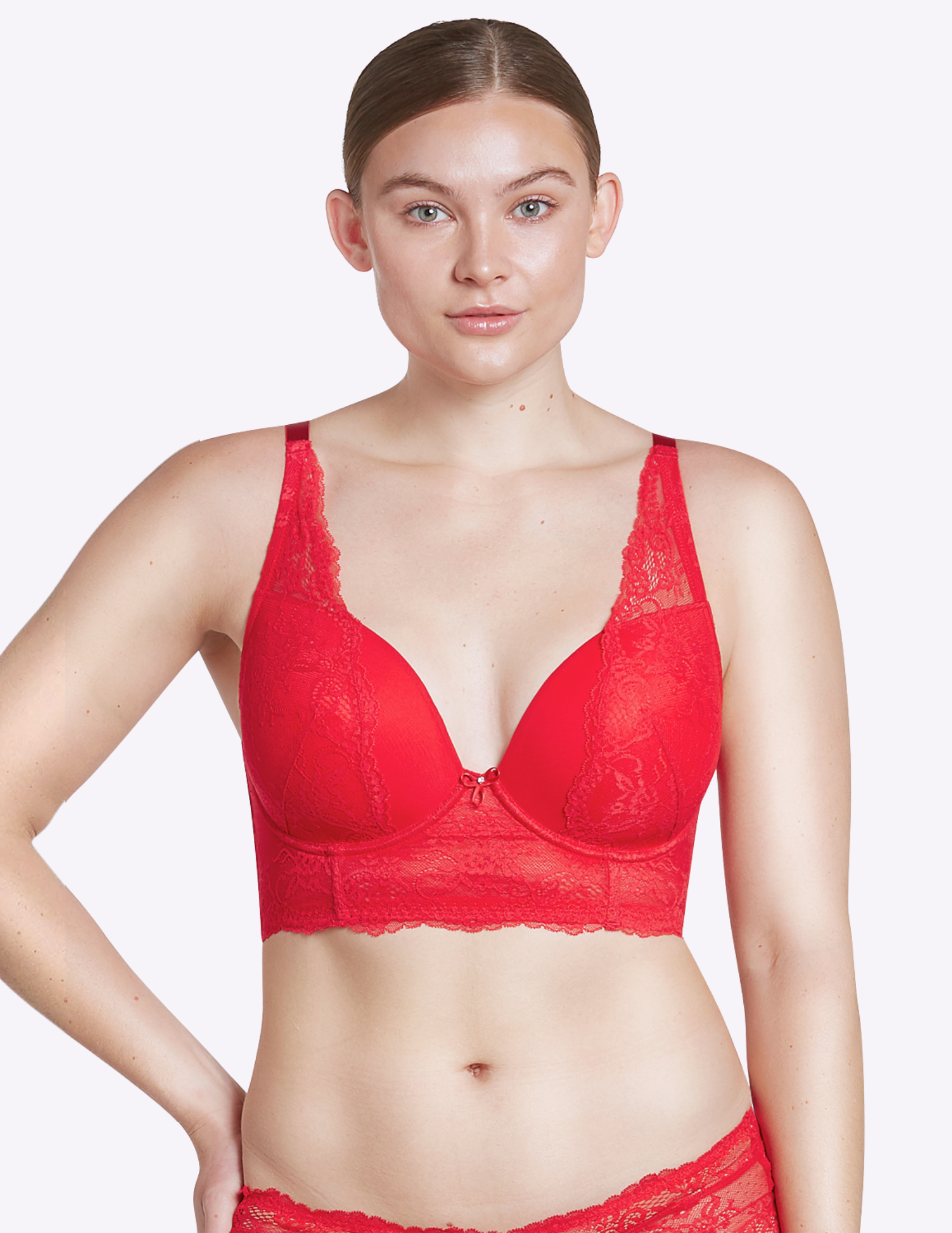 Sandrine Plunge Longline Bra
